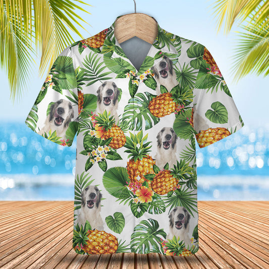 Borzoi - Tropical Pattern Hawaiian Shirt