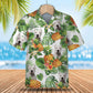 Dogo Argentino - Tropical Pattern Hawaiian Shirt