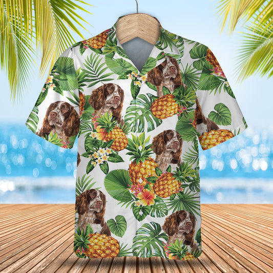 English Springer Spaniel - Tropical Pattern Hawaiian Shirt