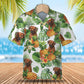 Rhodesian Ridgeback - Tropical Pattern Hawaiian Shirt