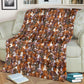 Azawakh Full Face Blanket