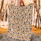 Shiba Inu Full Face Blanket