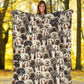 Lhasa Apso Full Face Blanket