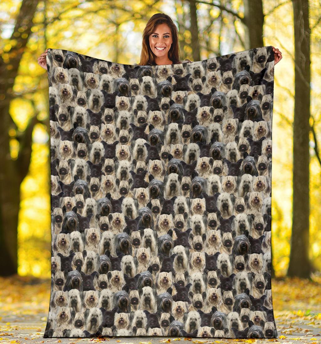 Skye Terrier Full Face Blanket