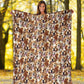 Beagle Full Face Blanket