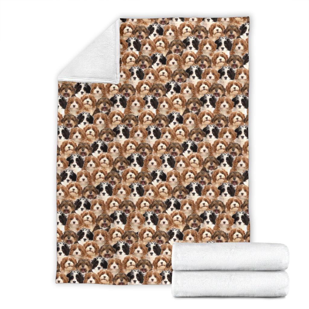 Cavapoo Full Face Blanket