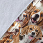Beagle Full Face Blanket