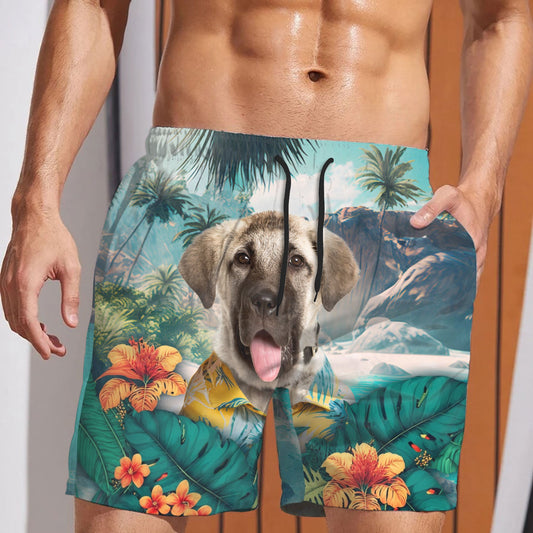 Anatolian Shepherd - 3D Men's Beach Short