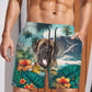 English Mastiff - 3D Men's Beach Short