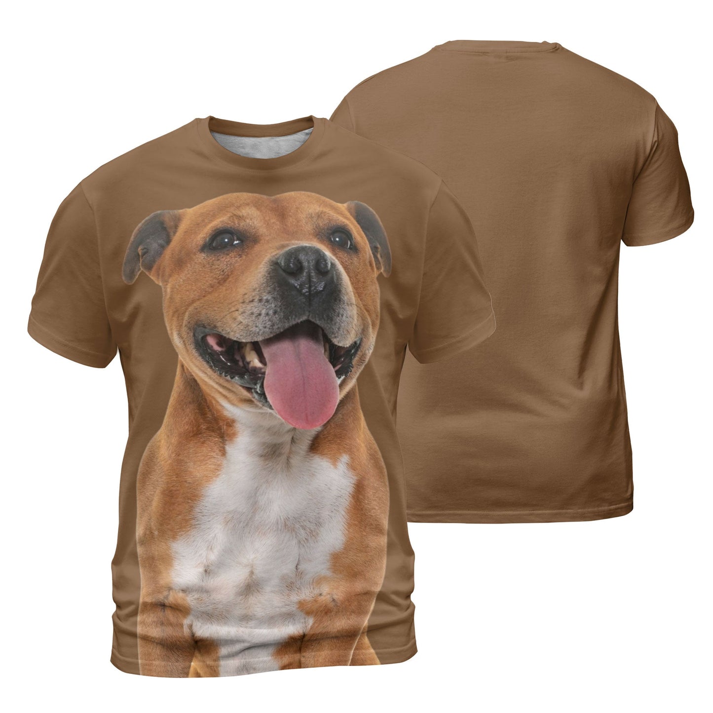 Staffordshire Bull Terrier - 3D Graphic T-Shirt