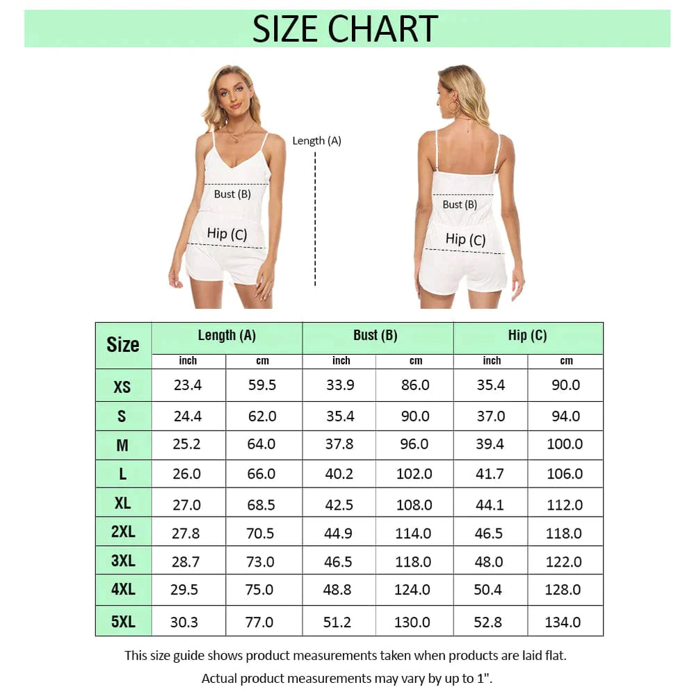 Saint Bernard Pattern Sleeveless Romper