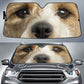 Fox Terrier Eyes Car Sun Shade 94