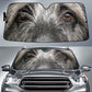 Irish wolfhound Eyes Car Sun Shade 94