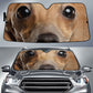 Italian Greyhound Eyes Car Sun Shade 94