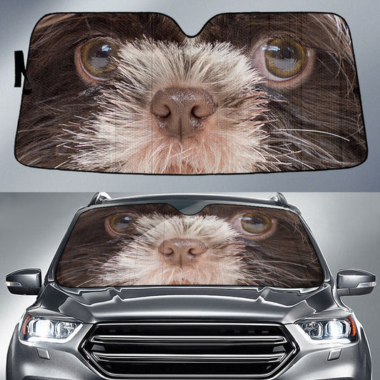 Little lion dog Eyes Car Sun Shade 94