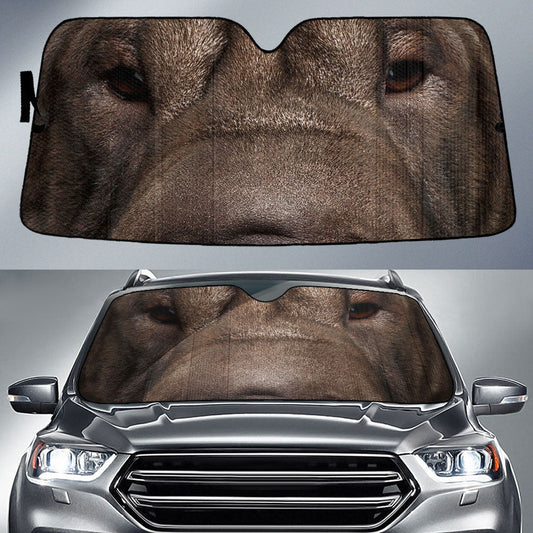 Shar pei Eyes Car Sun Shade 94