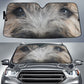 Soft-coated wheaten terrier Eyes Car Sun Shade 94