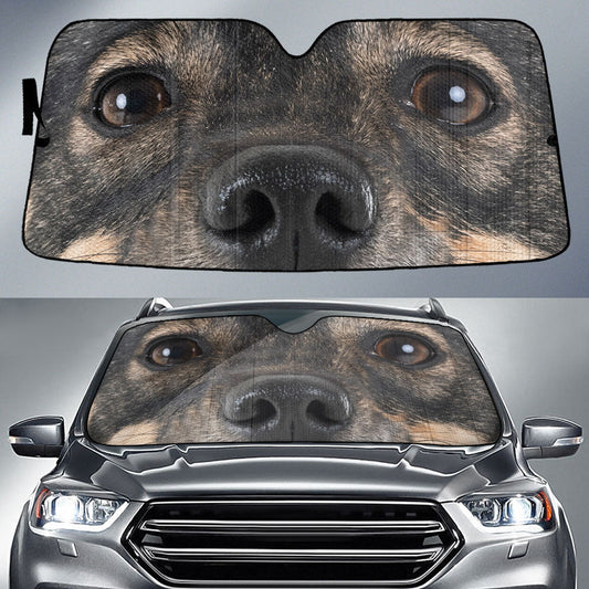 Swedish Vallhund Eyes Car Sun Shade 94