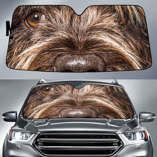 Wirehaired Pointing Griffon Car Sun Shade 94