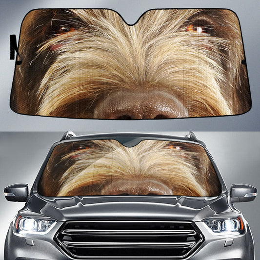 Spinone Italiano Eyes Car Sun Shade 94