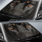 Beauceron Eyes Car Sun Shade 94