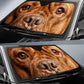 Dogue de Bordeaux Eyes Car Sun Shade 94