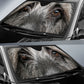 Irish wolfhound Eyes Car Sun Shade 94