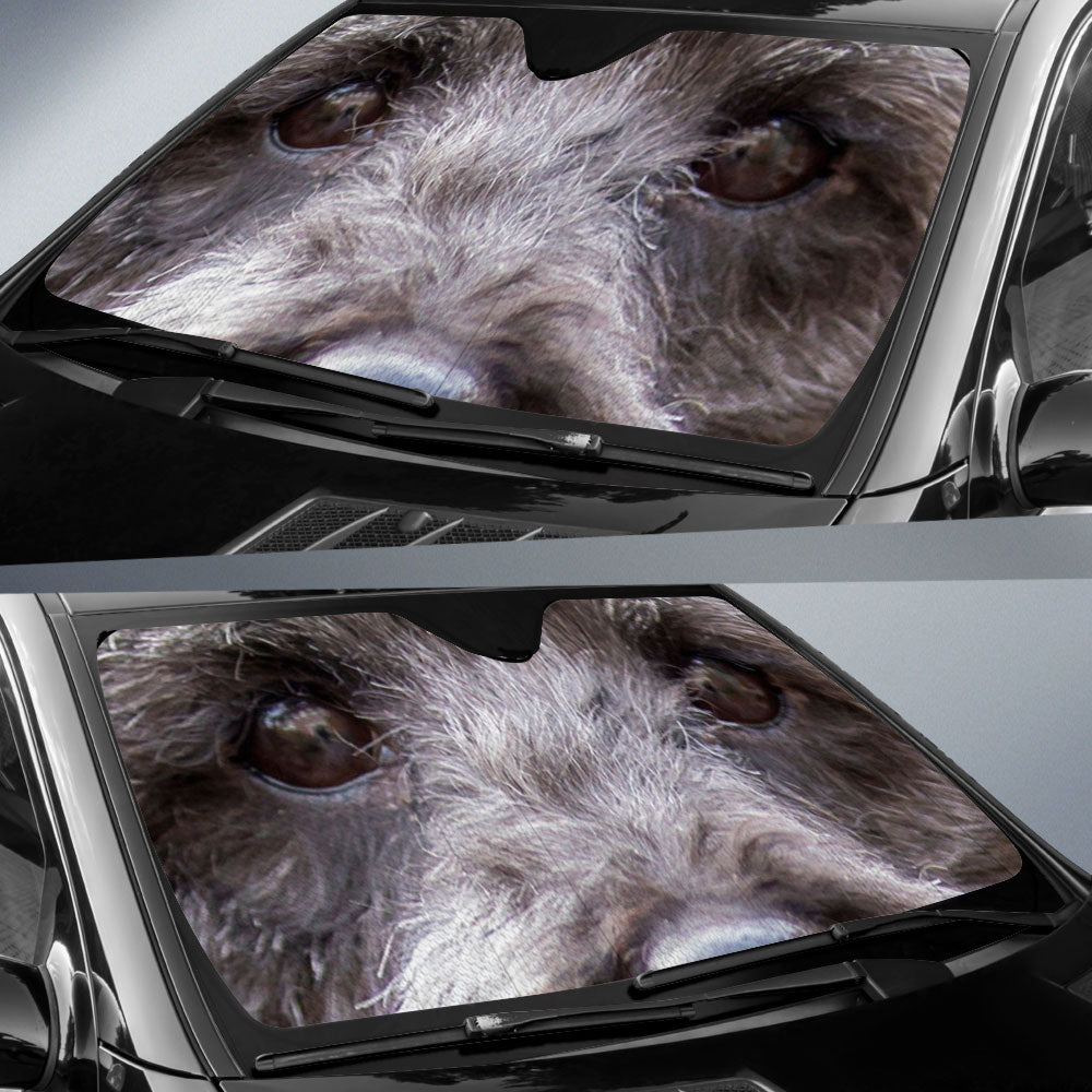 Pumi dog Eyes Car Sun Shade 94