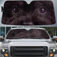 Affenpinscher Eyes Car Sun Shade 94