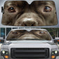 American Bully Eyes Car Sun Shade 94