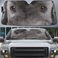 Bedlington Terrier Eyes Car Sun Shade 94