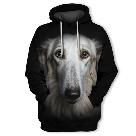 Borzoi - Unisex 3D Graphic Hoodie