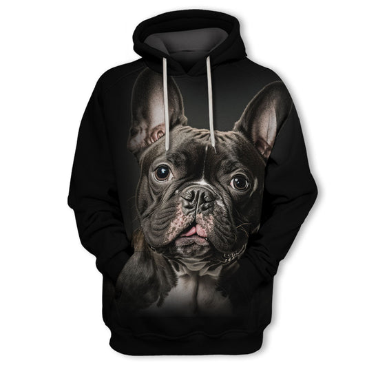 French Bulldog - Unisex 3D Graphic Hoodie