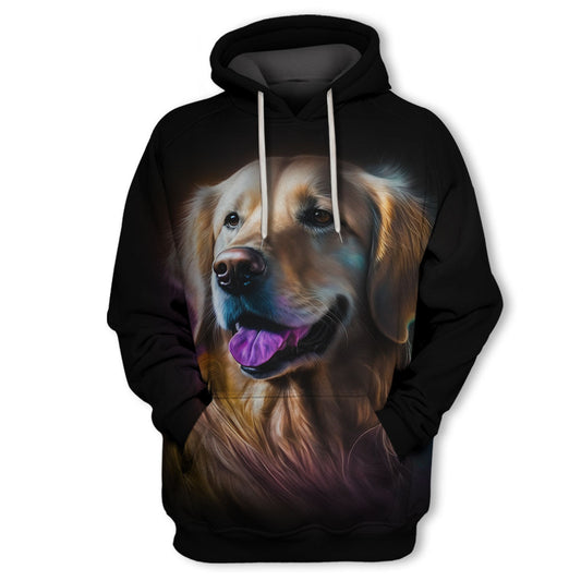 Golden Retriever 1 - Unisex 3D Graphic Hoodie