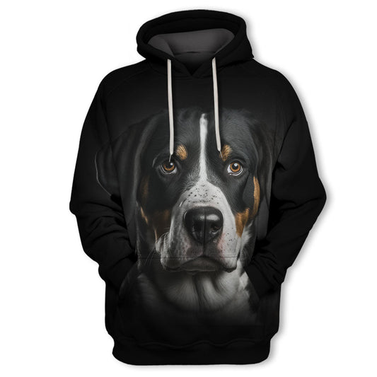 Greater Swiss Mountain Dog - Unisex 3D Graphic Hoodie