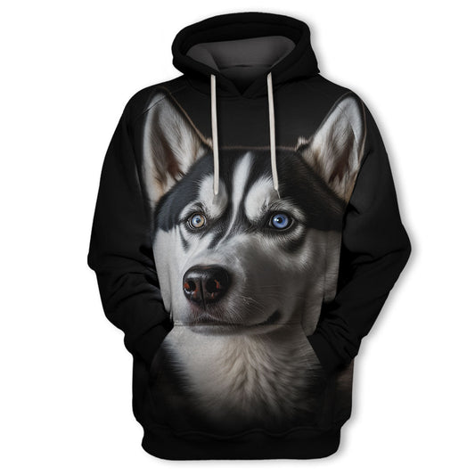 Husky - Unisex 3D Graphic Hoodie