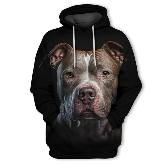 Pitbull - Unisex 3D Graphic Hoodie