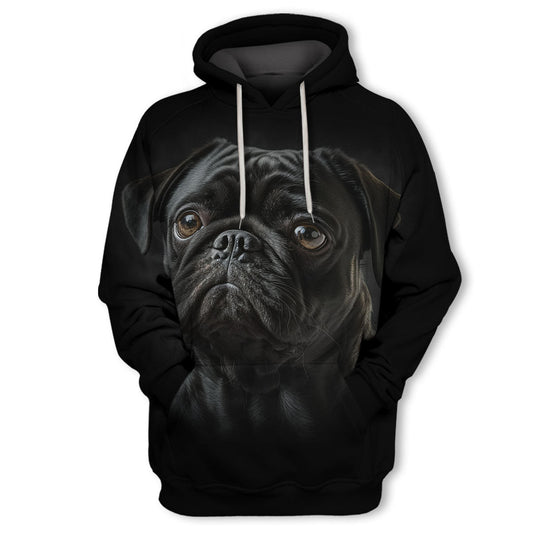 Pug - Unisex 3D Graphic Hoodie