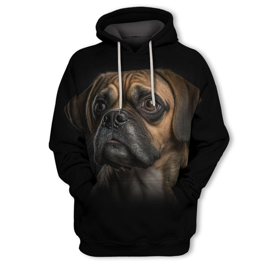 Puggle - Unisex 3D Graphic Hoodie