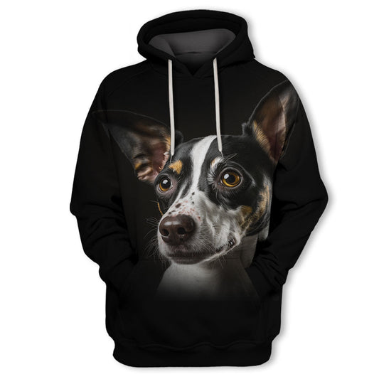 Rat Terrier - Unisex 3D Graphic Hoodie